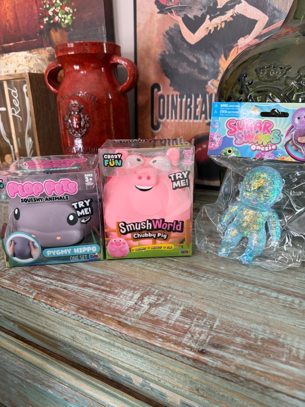 Viral  TikTok Jumbo Squeezy Pig, Jumbo Hippo and sugar swaps babies squishy new